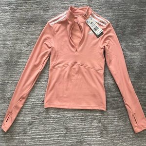 Hyper glam Quarter Zip Tee from Adidas